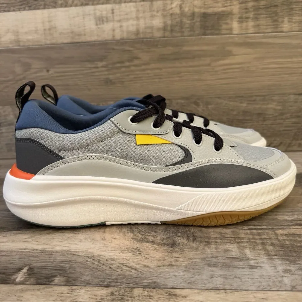 Reef Men’s Size 10 Fanning  Gray/Blue/Orange Comfort Shoes - Bottle Opener